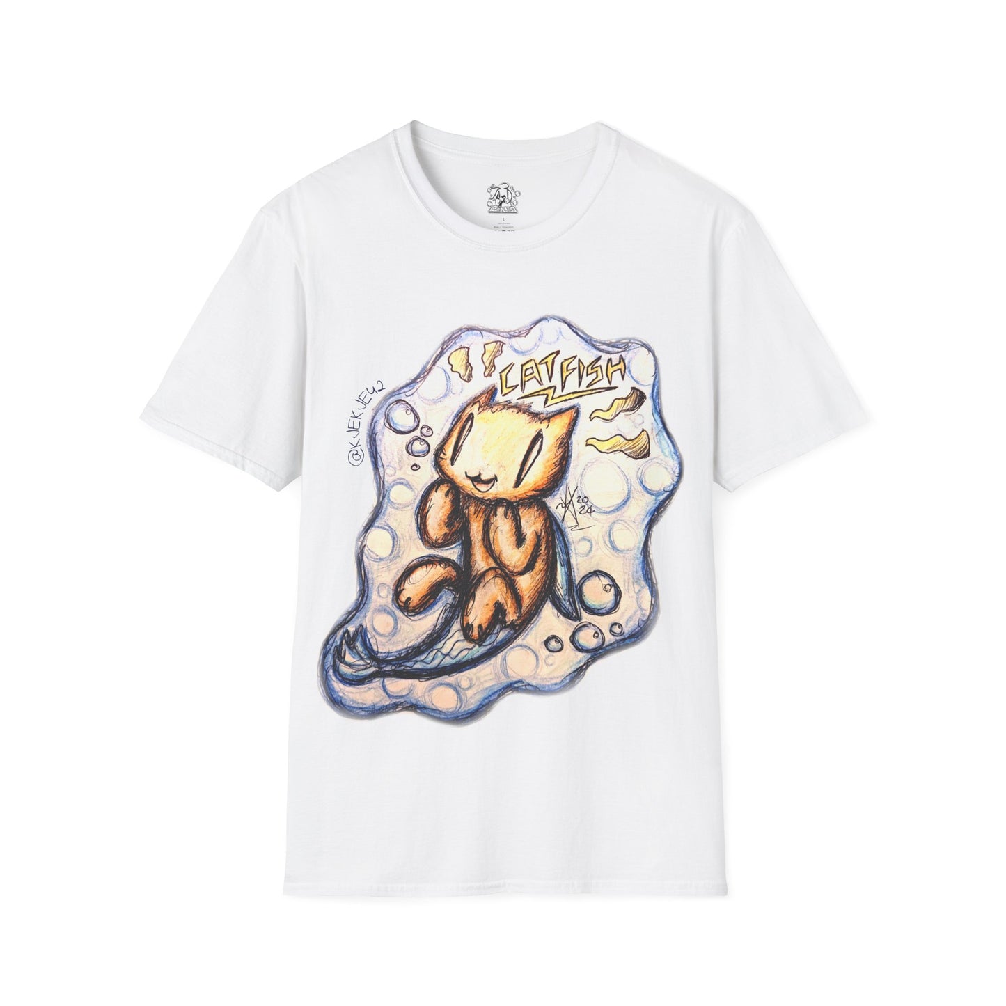 Fishy Favourites! - "Catfish Shirt! ^^" - Unisex Softstyle T-Shirt [*NEW!*]