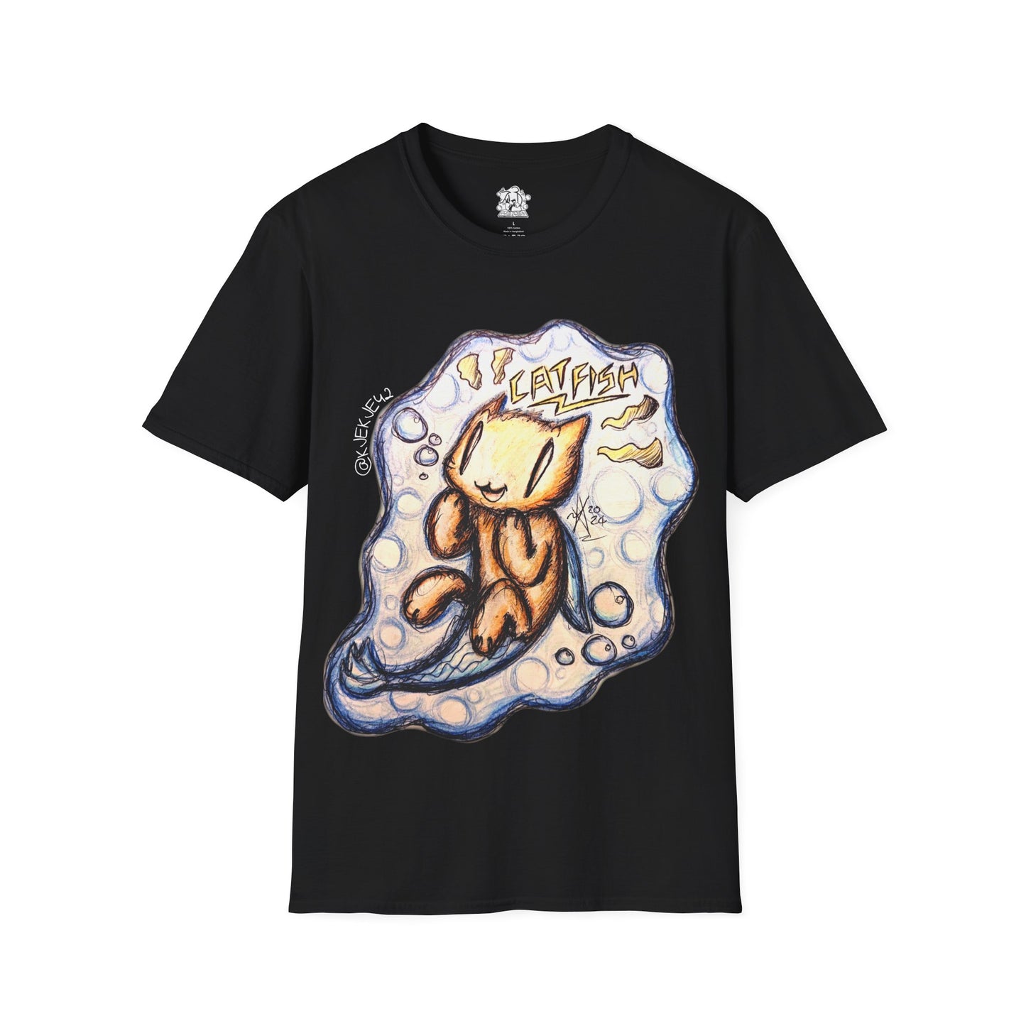Fishy Favourites! - "Catfish Shirt! ^^" - Unisex Softstyle T-Shirt [*NEW!*]