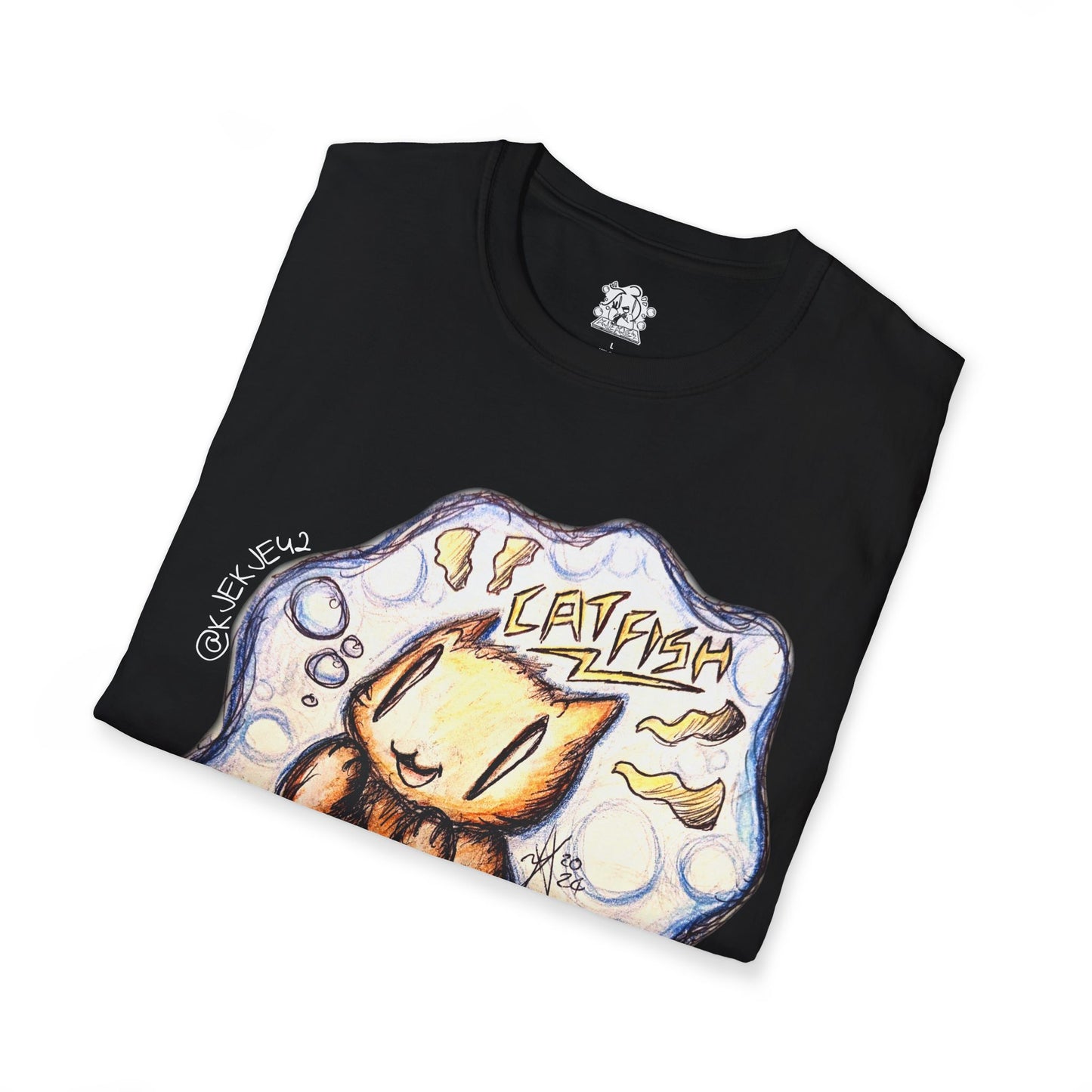 Fishy Favourites! - "Catfish Shirt! ^^" - Unisex Softstyle T-Shirt [*NEW!*]