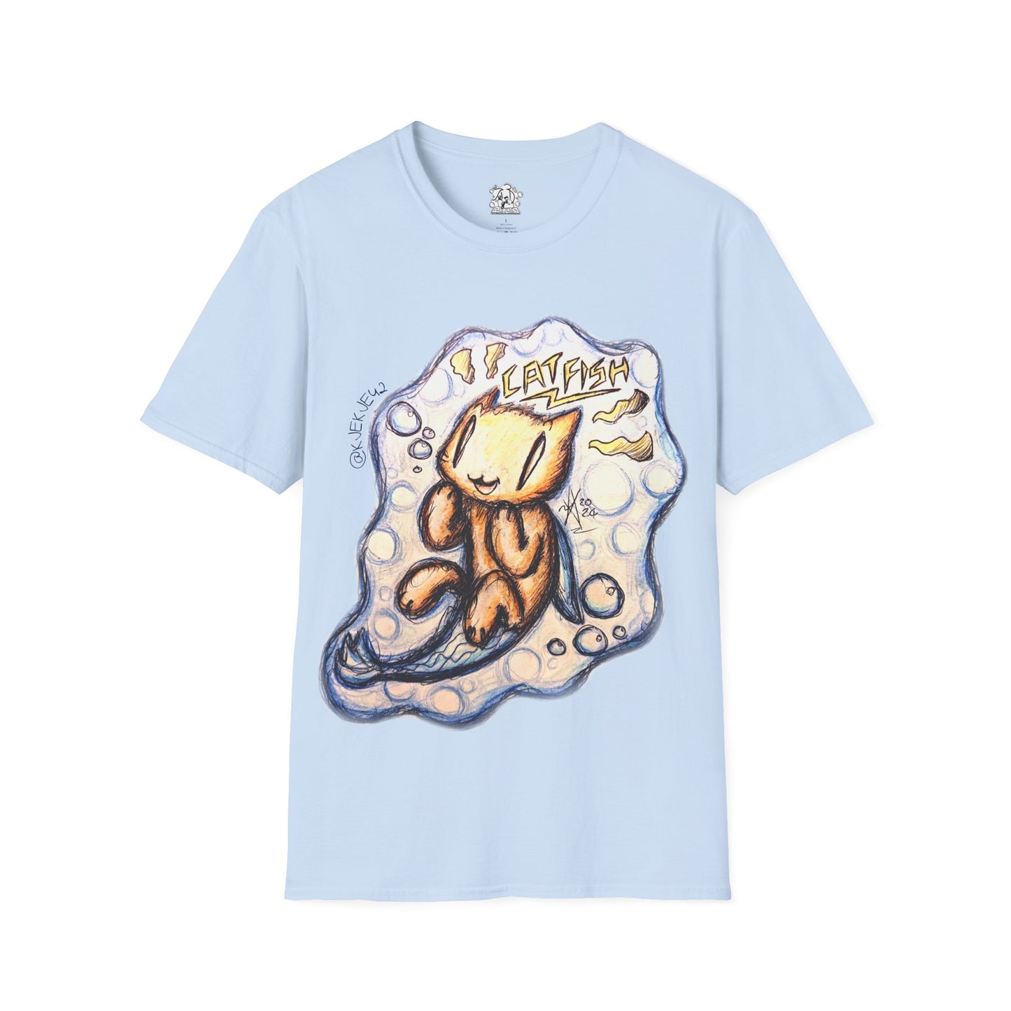 Fishy Favourites! - "Catfish Shirt! ^^" - Unisex Softstyle T-Shirt [*NEW!*]