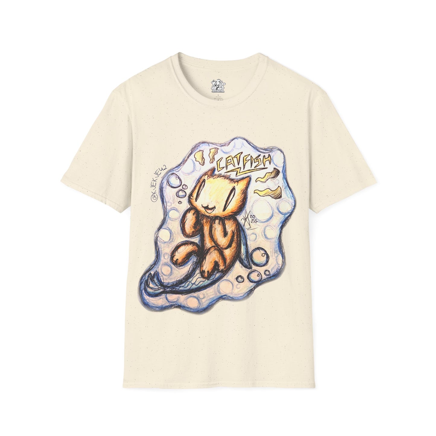Fishy Favourites! - "Catfish Shirt! ^^" - Unisex Softstyle T-Shirt [*NEW!*]